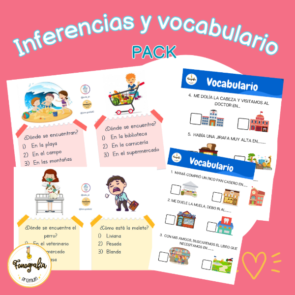 Producto - Pack: Inferencias y vocabulario