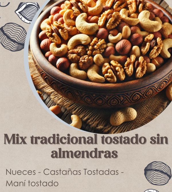 Producto - Mix tradicional tostado sin almendras