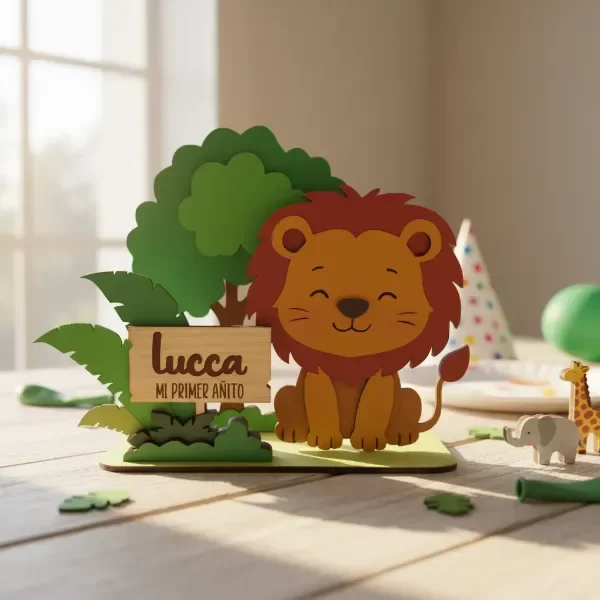 Producto - CENTROS DE MESA ANIMALES DE LA SELVA - 0