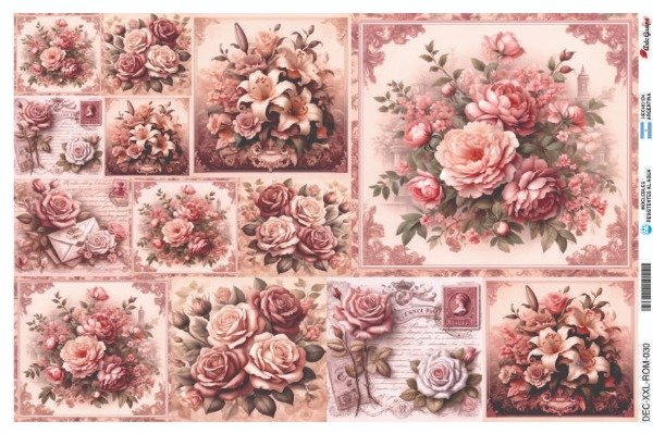 Producto - Láminas de Seda ROM-030 (x5 un)