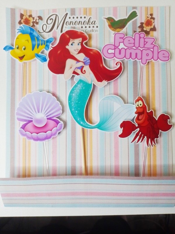 Producto - Set para torta Sirenita