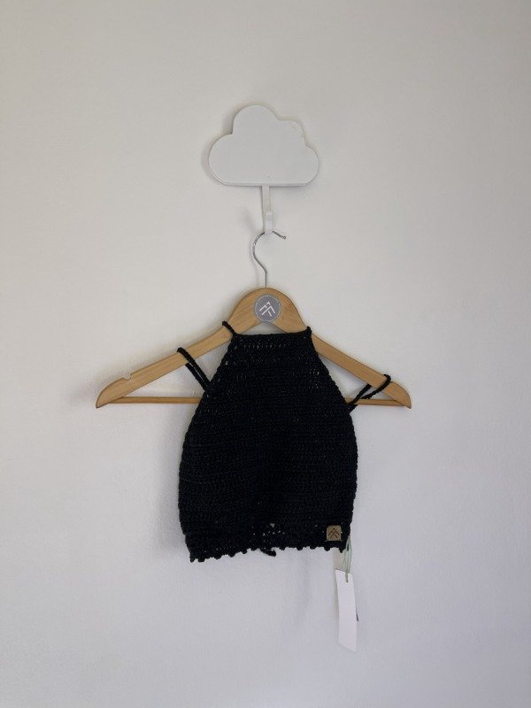 Producto - Pechera lentejuelas negra - 1