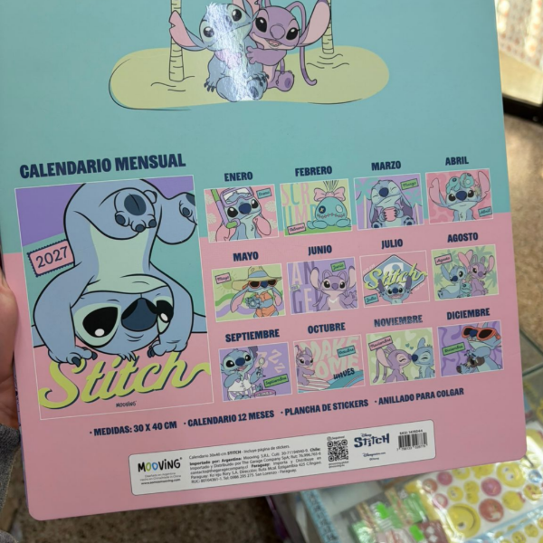 Producto - Calendario Mooving 30x40 Stitch - 1