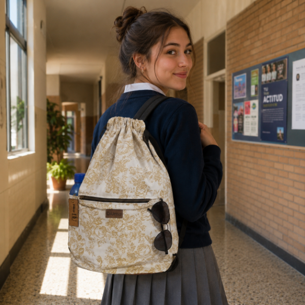 Producto - Mochila (estampada dorada) - 0