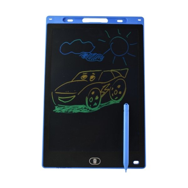 Producto - Pizarra Mágica Tablet Lcd 12 Color Digital Dibujo - Celeste