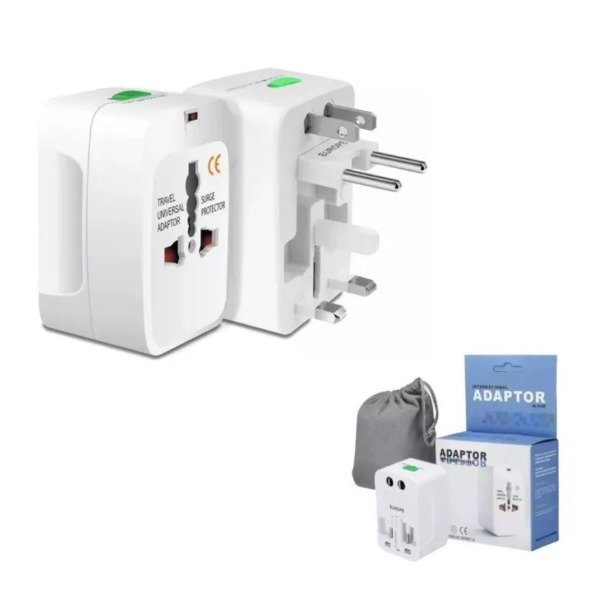 Producto - Cargador Adaptador Universal Viajero Todas Las Fichas En 1