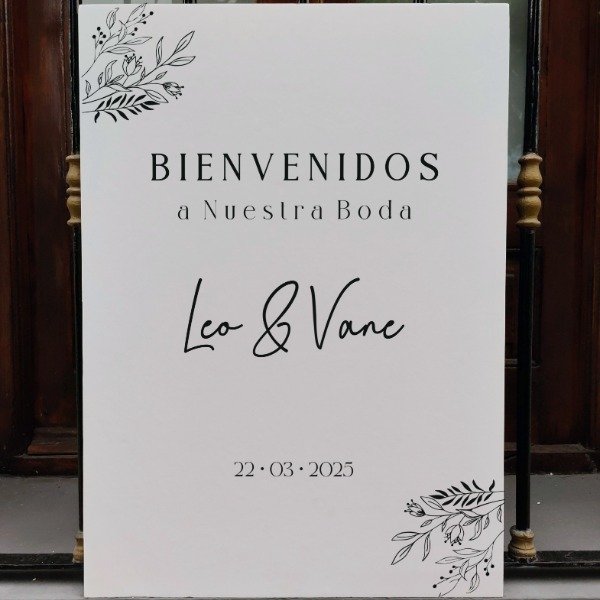 Producto - Cartel Bienvenida