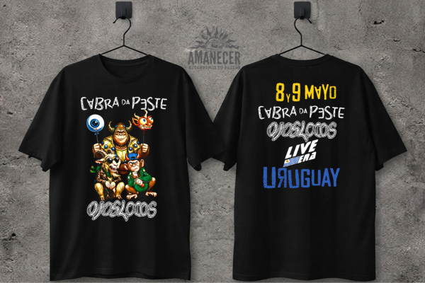 Producto - Remera Cabra Da Peste Y Ojos Locos en Uruguay - 0
