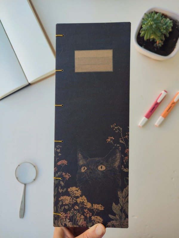Producto - Cuaderno Gatito entre flores