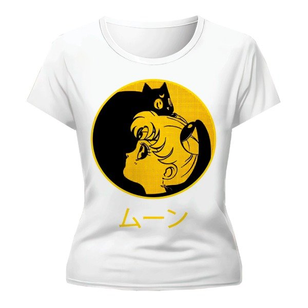 Producto - Remera Serena y Luna - Sailor Moon (Modelo 2) [Talle S]