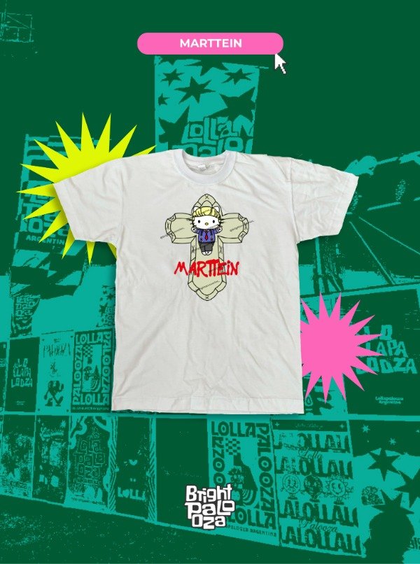 Producto - Remera Kitty Marttein - BRIGHTPALOOZA