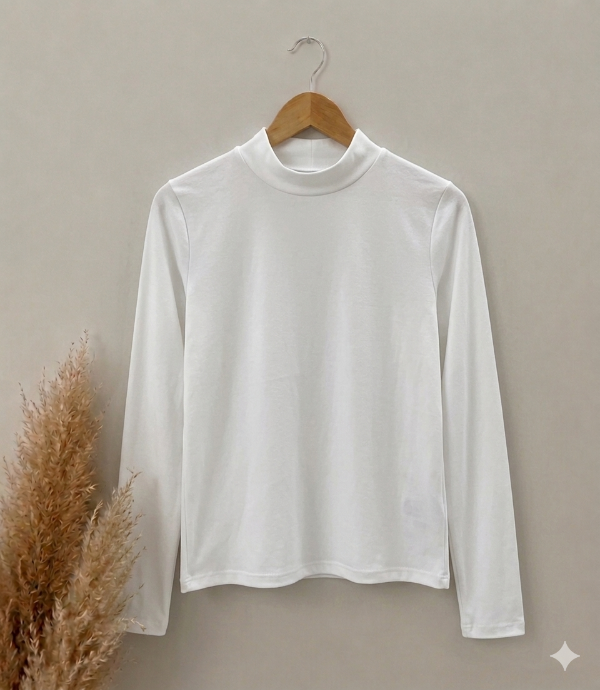 Producto - Polera Básica BLANCA