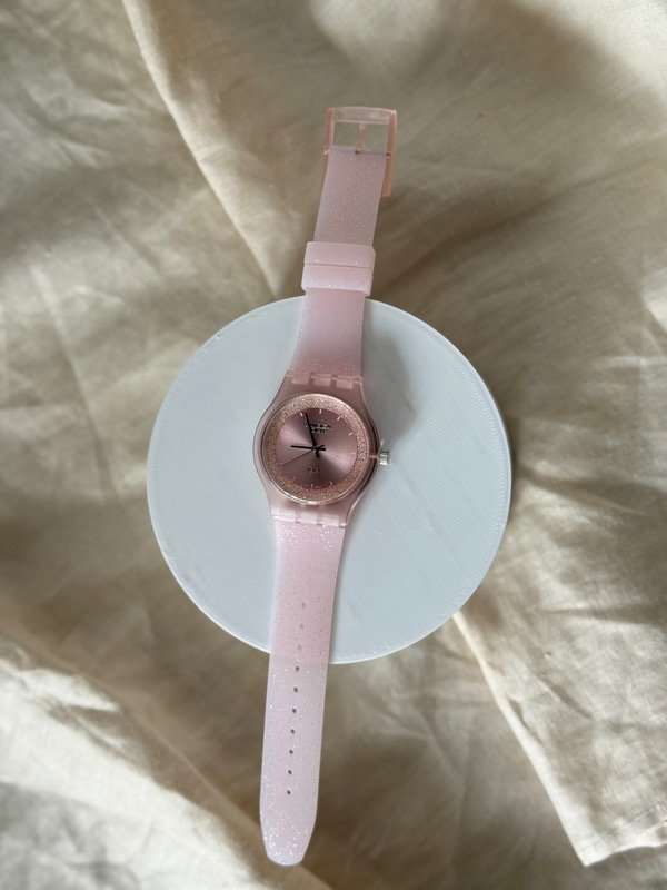 Producto - Reloj KO Rosa malla con glitter