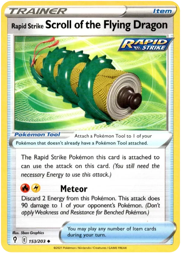 Producto - Rapid Strike Scroll of the Flying Dragon - 153/203 - Evolving Skies