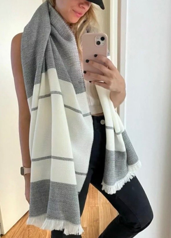 Producto - Ruana Paris Blanca