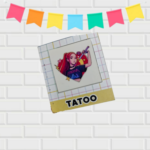 Producto - Tatuaje Temporal  (temática a elección)