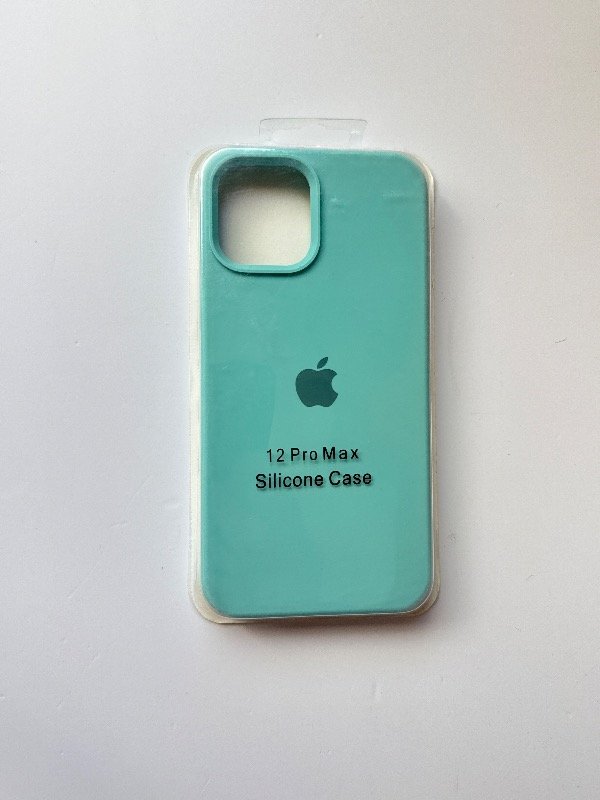 Producto - Silicone case verde agua iphone 12 pro max