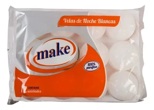 Producto - Velas blancas x12u