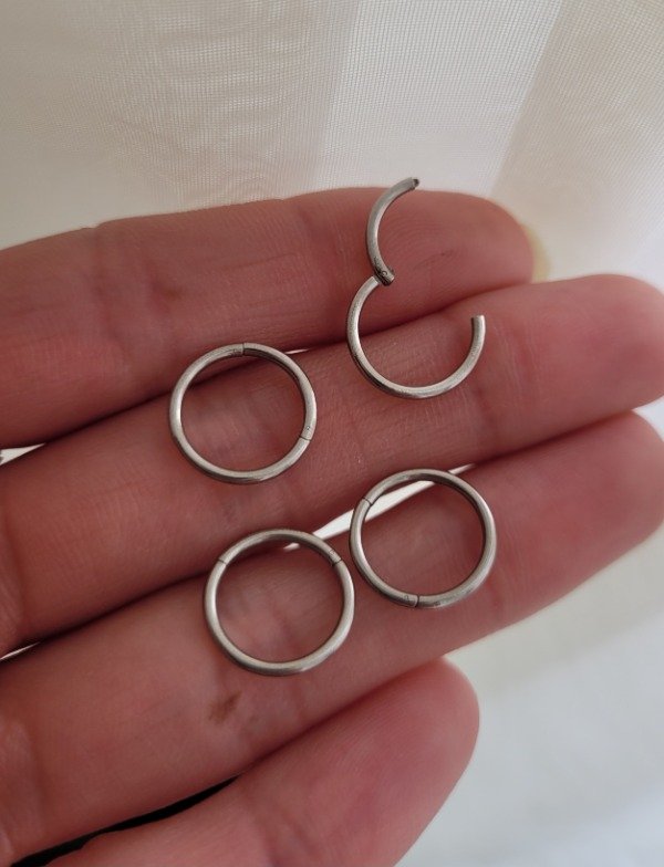 Producto - Piercing Sin fin c/bisagra 10 mm AQ