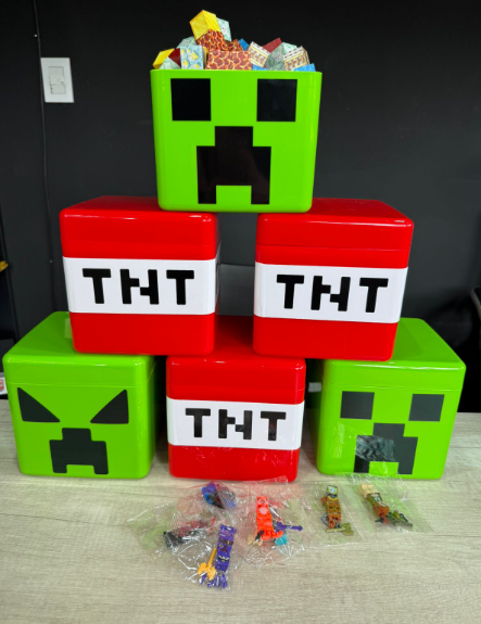 Producto - Bloques imantados en cubo de minecraft o TNT x 305 piezas