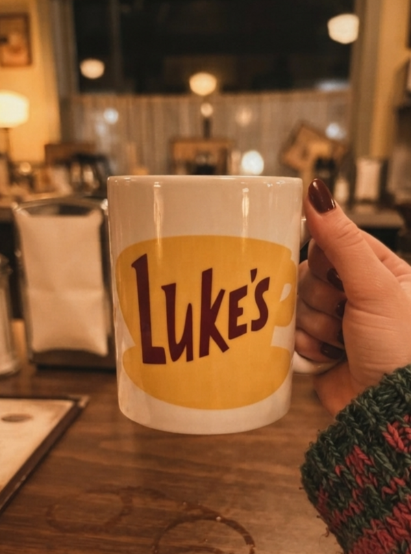 Producto - Kit Chicas Gilmore - Taza, Tote bag y Stickers - 1
