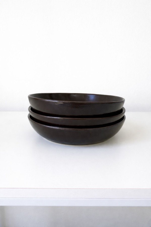 Producto - Set x 6u Platos Hondos, Negro