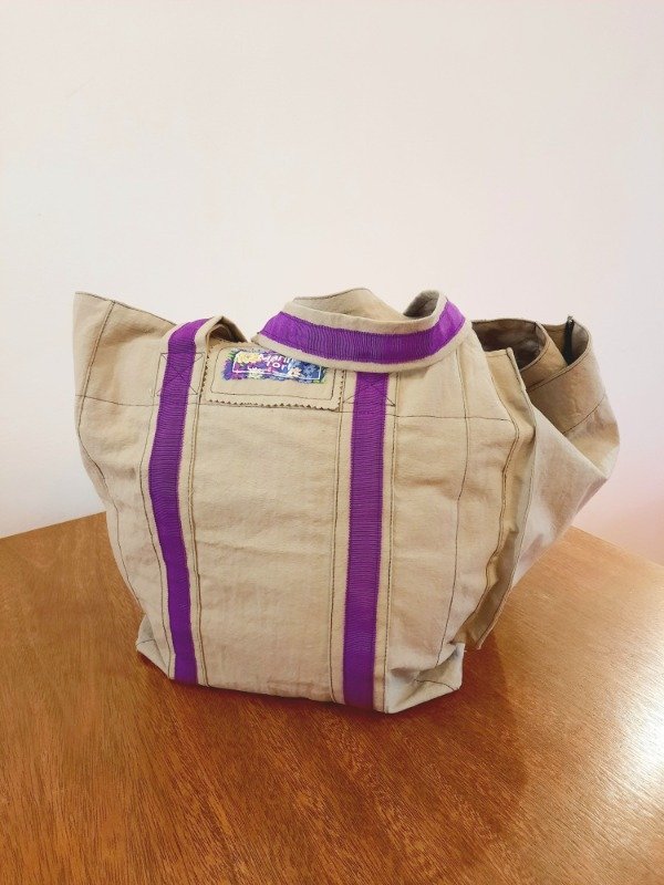 Producto - Bolso H lona cemento