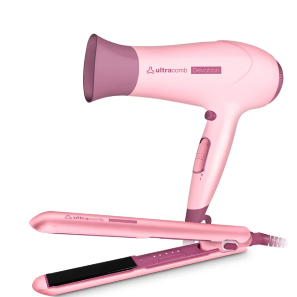 Producto - Combo secador + Planchita Ultracomb Devolution