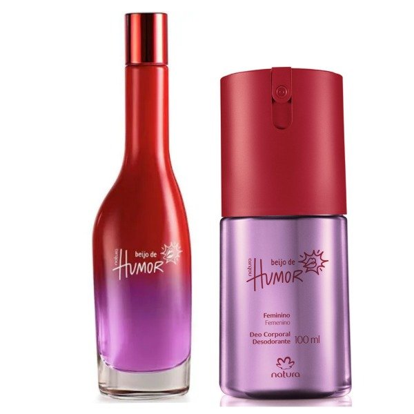 Producto - Regalo humor beijo femenino, perfume 75ml + spray corporal perfumado