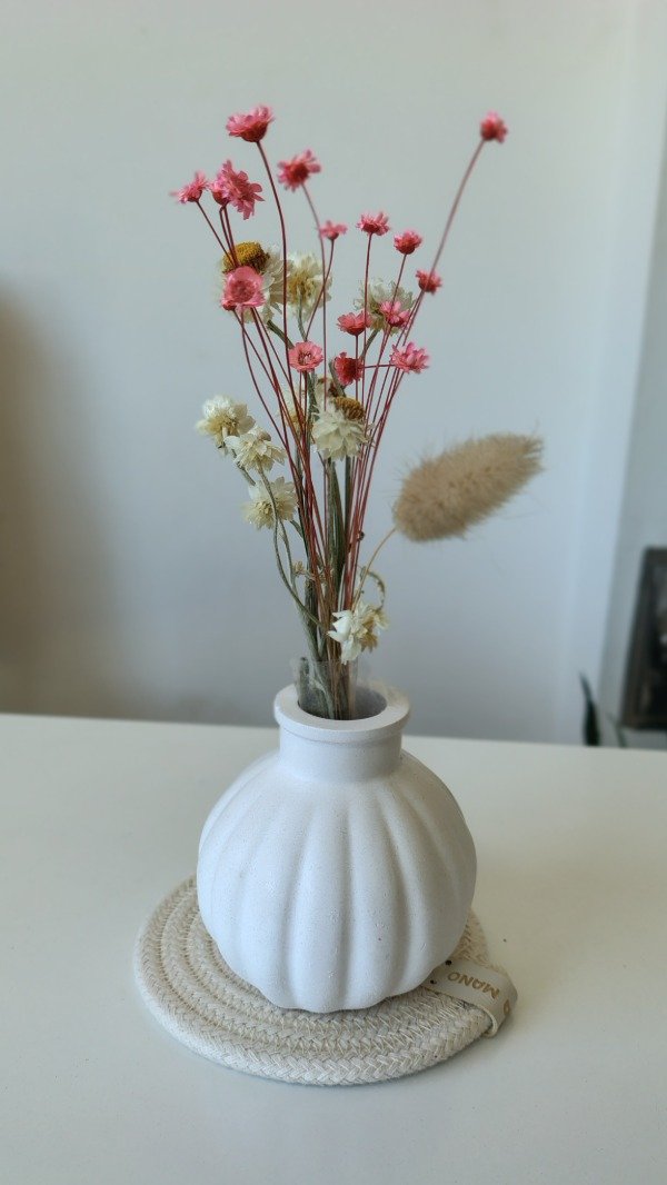 Producto - FLORERO DE YESO CALABAZA