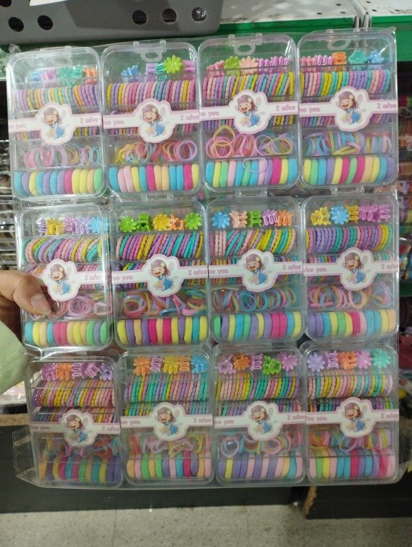 Producto - Set hebillas más colitaspack x12u