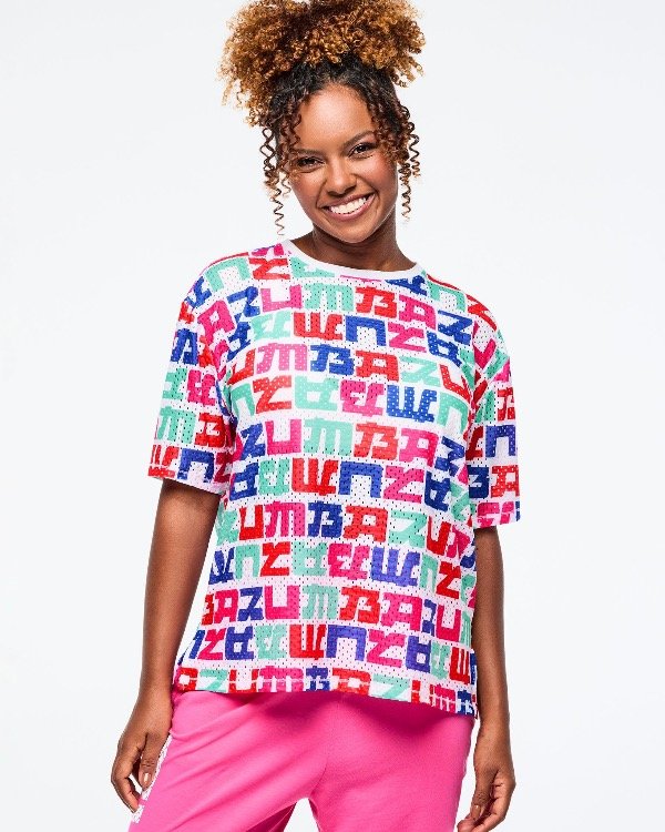 Producto - Eastern Flavor Boxy Mesh Top With Side Slits