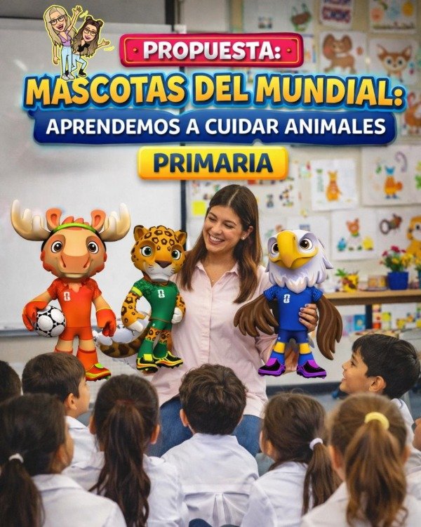 Producto - PROPUESTA. MASCOTAS DEL MUNDIAL. APRENDEMOS A CUIDAR ANIMALES. PRIMARIA