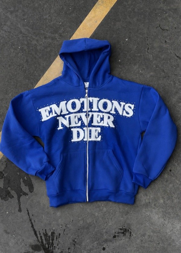 Producto - Campera Mixed Emotion Azul - 0
