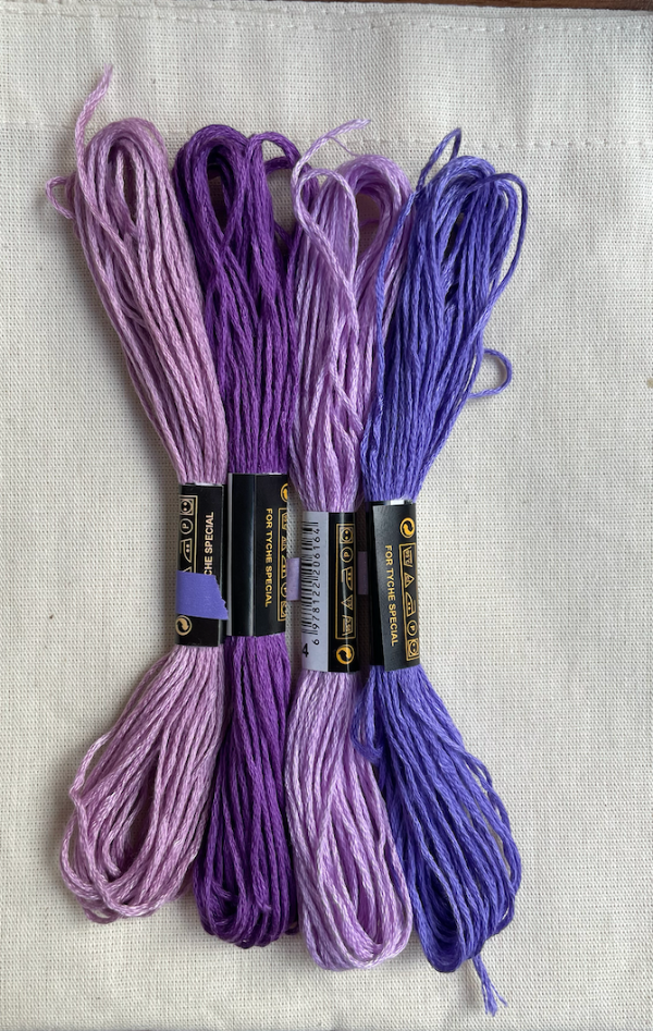 Producto - Hilos gama violetas