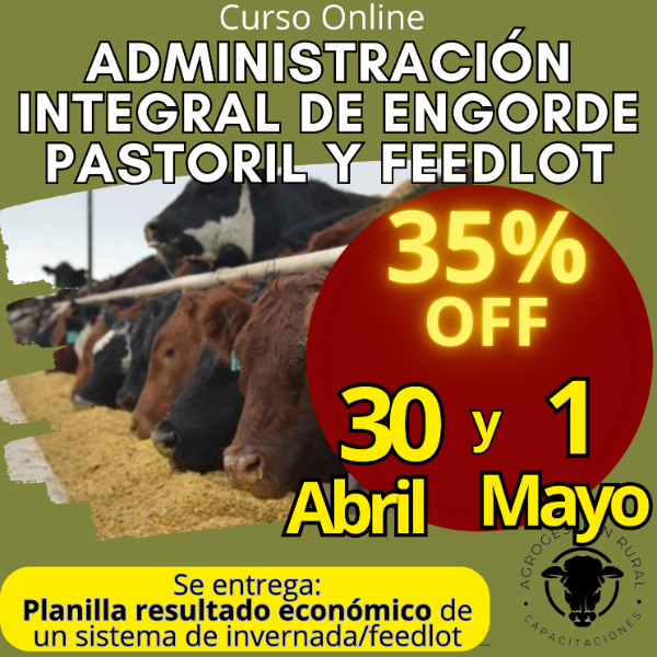 Producto - Curso Online: Administración Integral de Engorde Pastoril y Feedlot