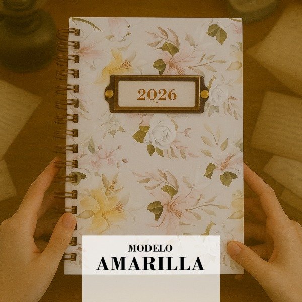 Producto - AGENDA 2026 - Mod. Amarilla Vintage