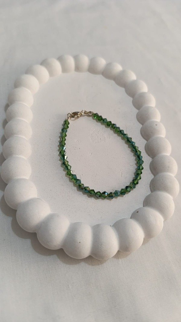 Producto - Pulsera cristal verde