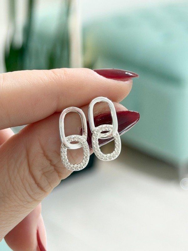 Producto - Aros pasante chain brillo