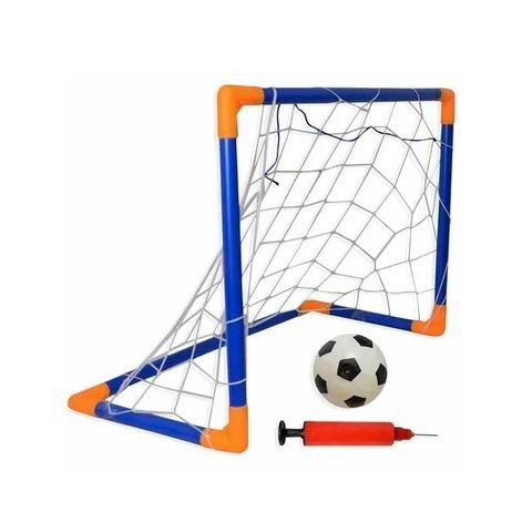 Producto - ARCO DE FUTBOL CON PELOTA E INFLADOR 60X41X29CM