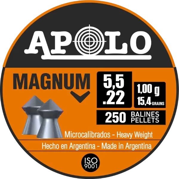 Producto - BALINES APOLO MAGNUM 5,5 X 250U 1,1G