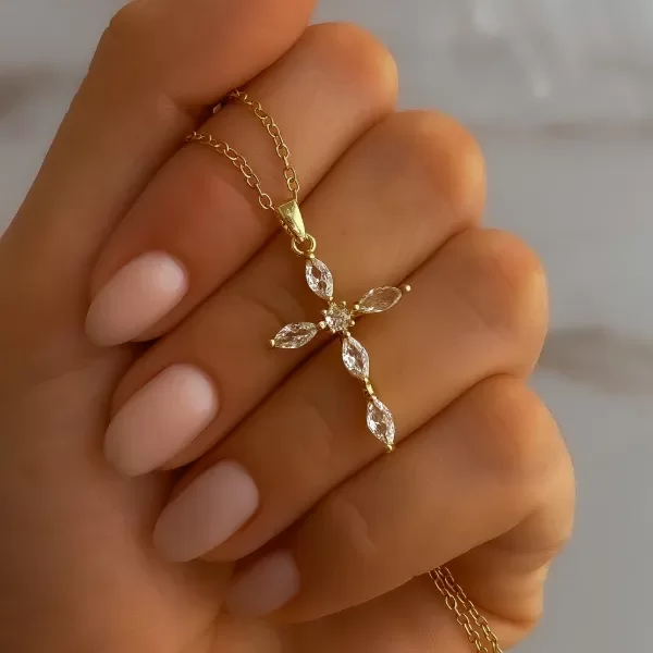 Producto - COLLAR CRUZ LUMIÉRE 45-50CM