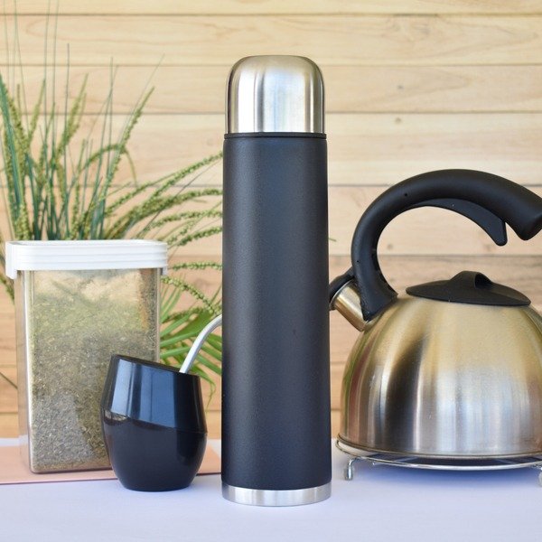 Producto - Termo Acero Bala 1ltr Color Liso