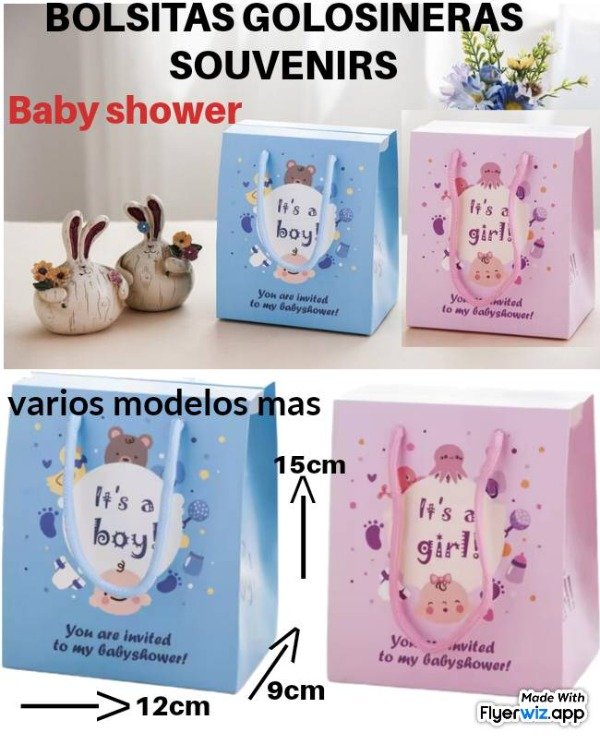 Producto - Bolsita golosinera baby shower x 10 unid