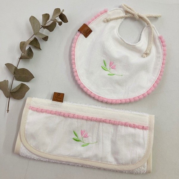 Producto - Set Vintage flor tiza