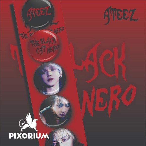 Producto - ATEEZ - THE BLACK CAT NERO