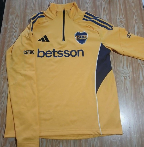 Producto - BUZO DE ENTRENAMIENTO AMARILLO - BOCA JUNIORS 2025/26