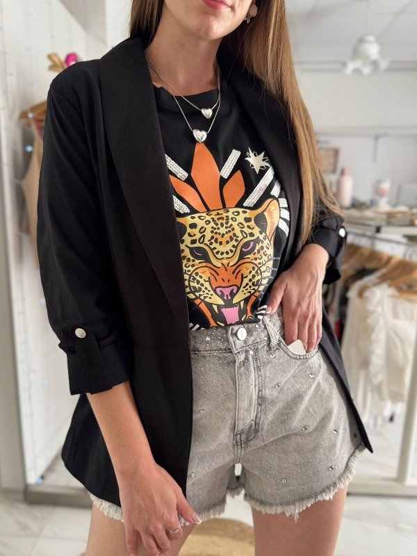 Producto - Blazer Elie Lino Negro