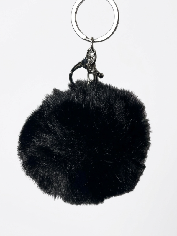Producto - Llavero Pompon Negro