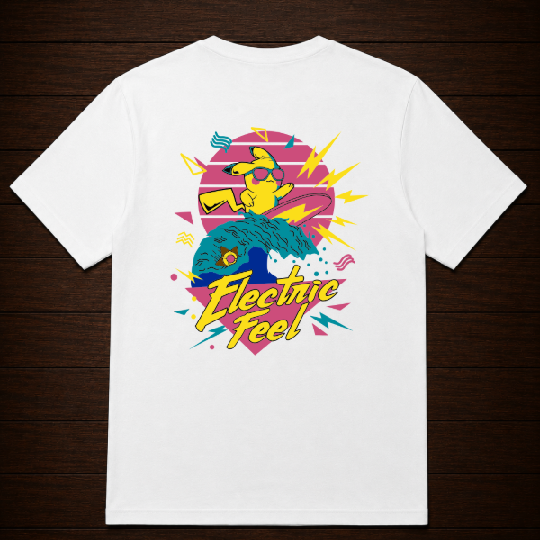 Producto - Remera - Pikachu electric feel (Pokemon) - 2